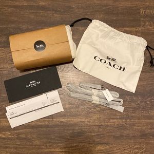 Coach Dinky Chain Strap- Dark Gunmetal